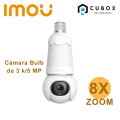 IMOU - CAMARA FOCO BULB CAM - 5MP - 3K CON LUCES Y GIRATORIA