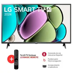 LG - Televisor 43 SMART TV FHD LED 2024 43LR6000PSA + Control Magic MR24GN