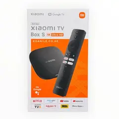 XIAOMI - Xiaomi MI TV BOX S 3RA GEN Google TV Chromecast versión global