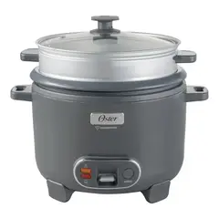 OSTER - Olla Arrocera 3 en 1 de 12 Tazas Diamond Force CKSTRC12DFSKE-053 2.2litros Gris