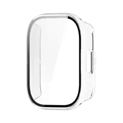 GENERICO - CORREA DE SILICON AZUL MARINO +BUMPER TRANSPARENTE PARA XIAOMI REDMI WATCH 5 LITE