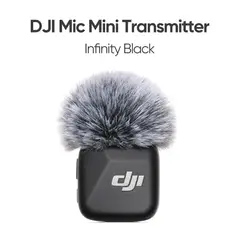 DJI - Mini transmisor de micrófono negro infinito