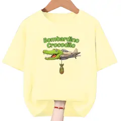 GENERICO - Polo Bombardino Cocodrilo de Tralalero Tralala - Tallas 4 hasta XL