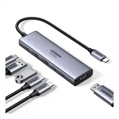 UGREEN - Adaptador Multipuerto Hub Tipo C 6 en 1 CM511 / 35999