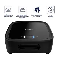OSTER - SANDWICHERA OSTER PLATOS HONDOS CKSTSM400 NEGRO