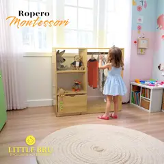 LITTLE BRU ACCESORIOS EXCLUSIVOS - Closet Infantil Montessori hecho en madera
