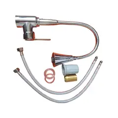 GENERICO - Mezcladora cocina monocomando cromada filtro cono