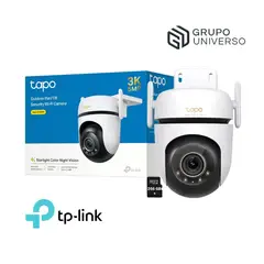 TP LINK - Cámara Vigilancia Tapo C530WS 3K Tp-Link Wi-fi Audio 2 vías Noche Color SD 256GB