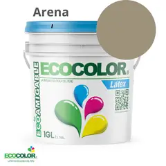 ECOCOLOR - PINTURA LATEX ARENA 1GL