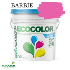 GENERICO - PINTURA ECOCOLOR LATEX BARBIE 1GL