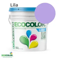 ECOCOLOR - PINTURA LATEX LILA 1GL