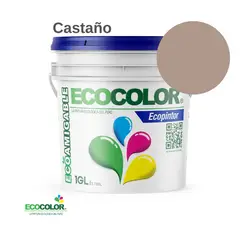 ECOCOLOR - PINTURA ECOPINTOR CASTAÑO 1GL