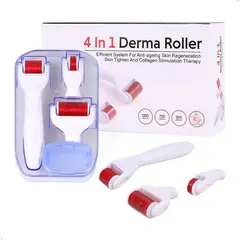 GENERICO - Derma Roller Rodillo Facial 4 En 1 Estuche