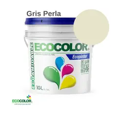 ECOCOLOR - PINTURA ECOPINTOR GRIS PERLA 1GL