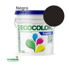 ECOCOLOR - PINTURA ECOPINTOR NEGRO 1GL