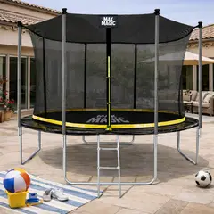 ATLETIS - Cama Elástica 426 cm 14 Ft Negro