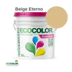 ECOCOLOR - PINTURA ECOSATINADO BEIGE ETERNO 1GL