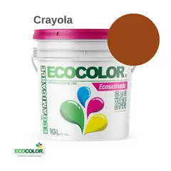 ECOCOLOR - PINTURA ECOSATINADO CRAYOLA 1GL