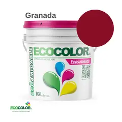 ECOCOLOR - PINTURA ECOSATINADO GRANADA 1GL