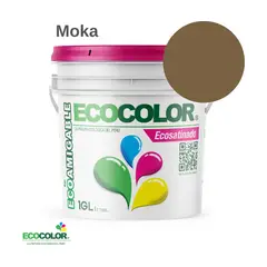 ECOCOLOR - PINTURA ECOSATINADO MOKA 1GL