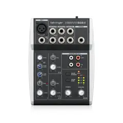 BEHRINGER - 502S - Mezclador analógico premium con interfaz USB