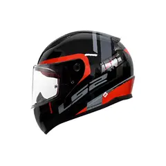 LS2 - CASCO FF353 NEGRO VISOR TRANSPARENTE Y CERTIFICADO