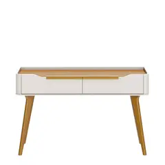 PAZART MUEBLES - APARADOR ARC PATAS MADERA OFF WHITE & NATURE
