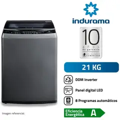 INDURAMA - Lavadora Automática Inverter 21 Kg Croma LRI-21CRI
