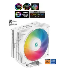 DEEPCOOL - Disipador Por Aire AG400 WH ARGB 12 cm 220 W.ALTURA: 150mm DEEPCOOL