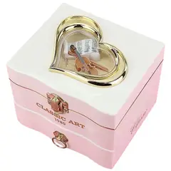 GENERICO - Joyero Caja Musical Con Bailarina Giratoria Monstrate