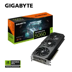 GIGABYTE - Tarjeta de Video GeForce RTX 5060 8GB GDDR7 Gaming OC (DLSS 4)