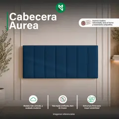 MUEBLES MACRUMO - Cabecera Aurea Queen- Color Azul