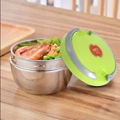 GENERICO - Táper Térmico Acero Inoxidable Mantén tus comidas calientes -1600ml