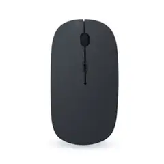 GENERICO - MOUSE INALAMBRICO ULTRA DELGADO RECARGABLE NEGRO