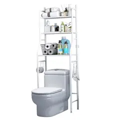 GENERICO - Estante de baño sobre inodoro de 3 niveles