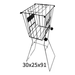 EASY FIT - Canasto Para 72 Pelotas De Tenis O Padel Con Ruedas