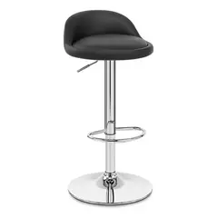 ANYHOGAR - Silla Piso Bar Altura Regulable Taburete Respaldo