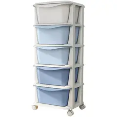 ANYHOGAR - Cajonera 5 Pisos Organizador Cocina Baño Closet Con Ruedas