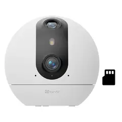 Ezviz - EZVIZ C60P Dual 2K 64GB Camara de Seguridad WIFI 3MP 5GHZ