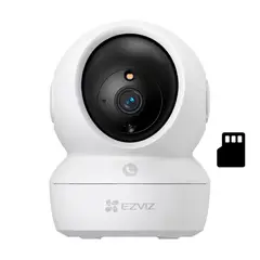 Ezviz - EZVIZ H6C PRO 2K+ 64GB Camara de Seguridad WIFI 4MP PT 360°