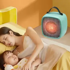 GENERICO - Calentador Portátil Eléctrico Bajo Consumo Rápido Calor y Compacto