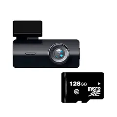 Hikvision - Cámara para Autos Hikvision Dashcam K2 Full HD Wi-Fi MicroSD 128GB
