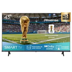 Hisense - Televisor Hisense 43" FHD Smart TV 43A4NV VIDAA Modelo 2025