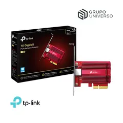 TP LINK - Adaptador de red TX401 Tp-Link PCI Express de 10 Gigabits