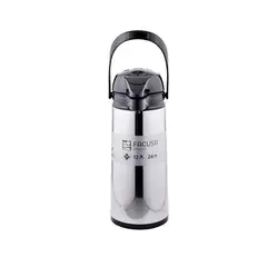 FACUSA - Termo De Acero Inoxidable 19l Satinado Litros Sifón Plateado