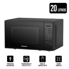 PANASONIC - Horno Microondas NN-SB25JBRPK 20L