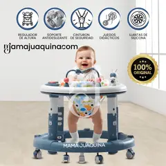 BABY - Andador Regulable con Bandeja Didáctico «SPACE» Blue