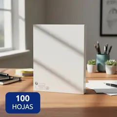 JPSYSTEMS - Paquete de 100 hojas térmicas sueltas 210x297mm A4 blanco