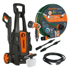 TRUPER - Combo Hidrolavadora 1800psi + manguera de 20m con pistola