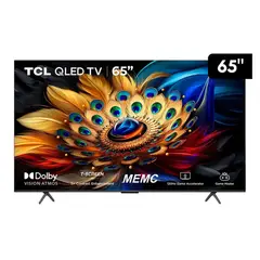 TCL - Televisor TCL QLED 65" Smart TV Ultra HD 4K Año 2024 65C655
